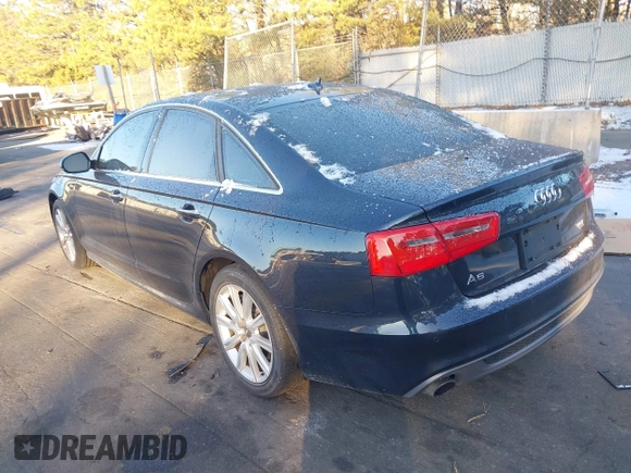 2015 Audi A6 Premium Plus with VIN WAUFGAFC1FN004306, listed as a IAAI auction lot 41244953 with Not provided miles and . Bid and sale history available at DreamBid. Image 3.