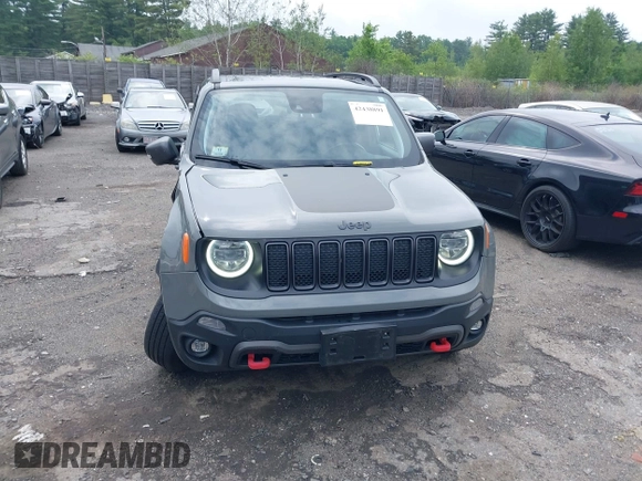 2021 Jeep Renegade Trailhawk with VIN ZACNJDC12MPM56979, listed as a IAAI auction lot 42438891 with 66,926 mi miles and . Bid and sale history available at DreamBid. Image 12.