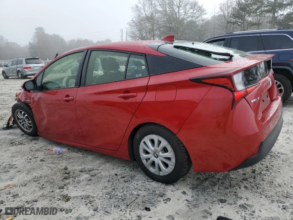 2021 Toyota Prius L Eco with VIN JTDKAMFU2M3147948, listed as a Copart auction lot 85476254 with 89,629 mi miles and Salvage Title. Bid and sale history available at carsss.com. Image 2.