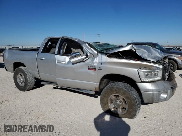 2009 Dodge Ram 2500 SLT with VIN 3D7KS28L19G544082, listed as a Copart auction lot 42172405 with 0 mi miles and Salvage Title. Bid and sale history available at carsss.com. Image 4.