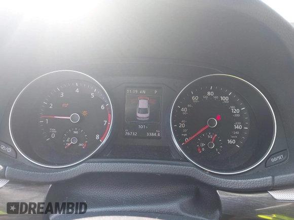 2017 Volkswagen Passat SE with VIN 1VWGT7A33HC058764, listed as a IAAI auction lot 42668036 with 76,732 mi miles and . Bid and sale history available at DreamBid. Image 7.