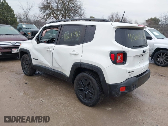2018 Jeep Renegade Sport with VIN ZACCJBAB7JPH59147, listed as a IAAI auction lot 41661590 with 70,390 mi miles. Bid and sale history available at carsss.com. Image 3.