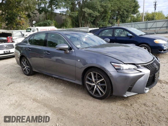 2016 Lexus GS 350 with VIN JTHCZ1BL2GA001749, listed as a Copart auction lot 72436254 with 45,587 mi miles and Salvage Title. Bid and sale history available at carsss.com. Image 4.