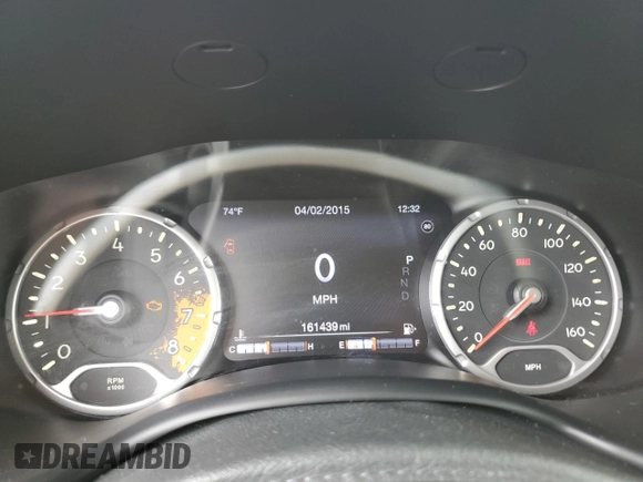 2016 Jeep Renegade Trailhawk with VIN ZACCJBCT7GPC50495, listed as a Copart auction lot 55705395 with 161,439 mi miles and Salvage title. Bid and sale history available at DreamBid. Image 9.