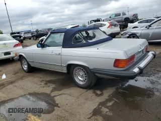 1985 Mercedes-Benz SL with VIN WDBBA45C6FA024529, listed as a Copart auction lot 73559924 with 75,789 mi miles and Salvage title. Bid and sale history available at DreamBid. Image 2.