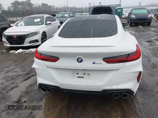 2020 BMW M8 with VIN WBSAE0C0XLCD33970, listed as a IAAI auction lot 41489149 with 44,176 mi miles. Bid and sale history available at carsss.com. Image 16.