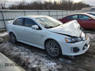 2017 Mitsubishi Lancer ES with VIN JA32V2FW3HU002880, listed as a Copart auction lot 88134085 with 129,954 mi miles and Salvage Title. Bid and sale history available at carsss.com. Image 4.
