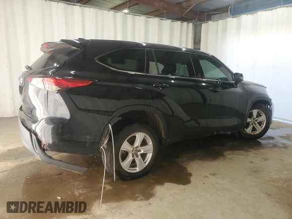 2021 Toyota Highlander L with VIN 5TDZZRAH8MS521752, listed as a Copart auction lot 86486854 with 77,367 mi miles and Clean title. Bid and sale history available at DreamBid. Image 3.