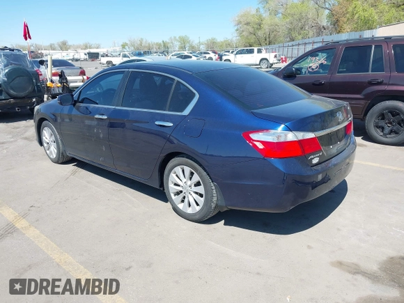 2013 Honda Accord EX z VIN 1HGCR2F78DA274017, wystawiony jako IAAI lot #42014216 z przebiegiem 168 310 mil mil oraz . Historia ofert i sprzedaży dostępna na DreamBid. Obrazek 3.