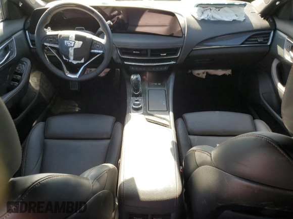2025 Cadillac CT5 Sport with VIN 1G6DP5RK9S0112073, listed as a Copart auction lot 49506065 with 7,277 mi miles and Salvage title. Bid and sale history available at DreamBid. Image 8.