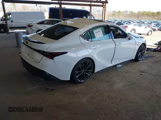 2022 Lexus IS 350 F Sport with VIN JTHGZ1E29N5026030, listed as a IAAI auction lot 41810924 with 27,844 mi miles and . Bid and sale history available at DreamBid. Image 4.