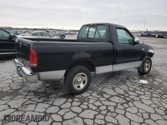 2002 Ford F-150 XL with VIN 1FTRF17W72NA42127, listed as a Copart auction lot 45278395 with 103,866 mi miles and Salvage Title. Bid and sale history available at carsss.com. Image 3.