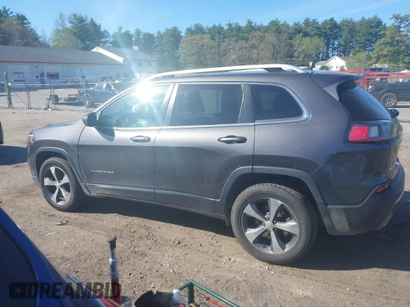 2019 Jeep Cherokee Limited with VIN 1C4PJMDN5KD169421, listed as a IAAI auction lot 42154616 with 125,143 mi miles and . Bid and sale history available at DreamBid. Image 15.