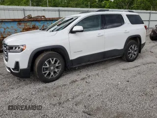 2023 GMC Acadia SLT z VIN 1GKKNULS6PZ237102, wystawiony jako Copart lot #57768475 z przebiegiem Nie podano mil oraz Szkoda całkowita • Salvage title. Historia ofert i sprzedaży dostępna na DreamBid. Obrazek 1.