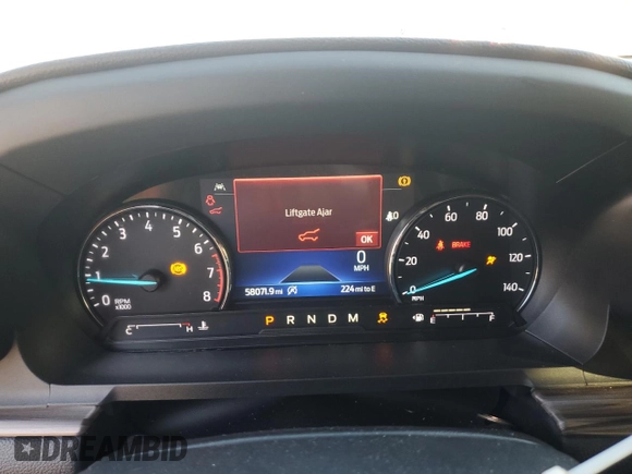 2020 Ford Explorer Limited with VIN 1FMSK7FH7LGD12624, listed as a Copart auction lot 46860335 with 58,071 mi miles and Salvage Title. Bid and sale history available at carsss.com. Image 9.