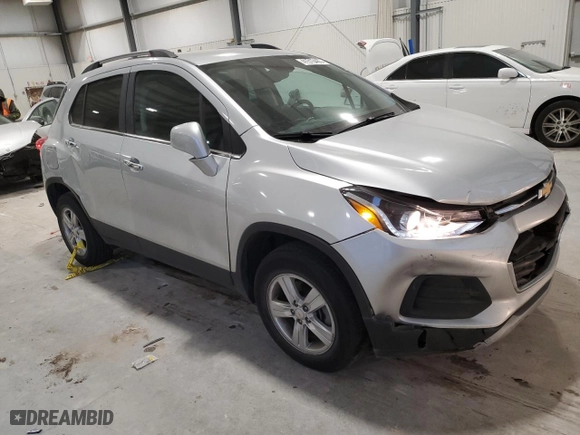 2020 Chevrolet Trax LT with VIN KL7CJPSB9LB008864, listed as a Copart auction lot 41515465 with 48,626 mi miles and Salvage Title. Bid and sale history available at carsss.com. Image 4.
