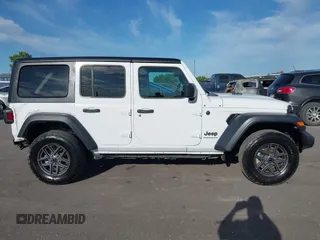 2024 Jeep Wrangler Sport S with VIN 1C4PJXDG5RW244037, listed as a IAAI auction lot 42322052 with 29,580 mi miles and . Bid and sale history available at DreamBid. Image 14.