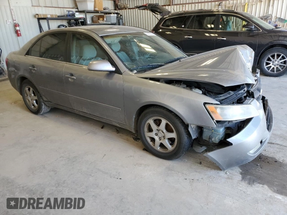 2006 Hyundai Sonata GLS with VIN 5NPEU46FX6H071912, listed as a Copart auction lot 52055095 with 154,280 mi miles and Salvage Title. Bid and sale history available at DreamBid. Image 4.