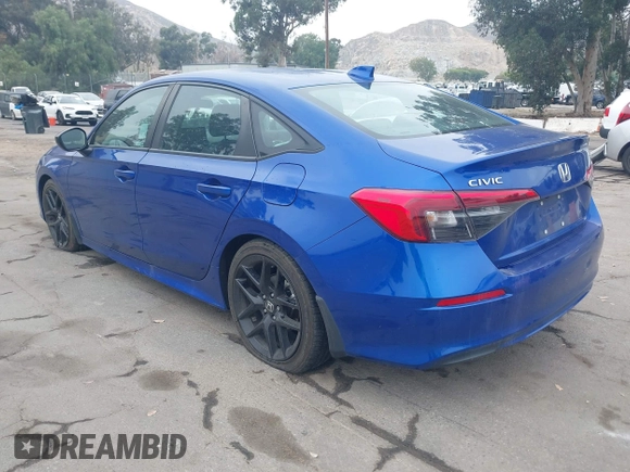 2023 Honda Civic Sport with VIN 2HGFE2F57PH508645, listed as a IAAI auction lot 42346761 with 28,748 mi miles and . Bid and sale history available at DreamBid. Image 3.