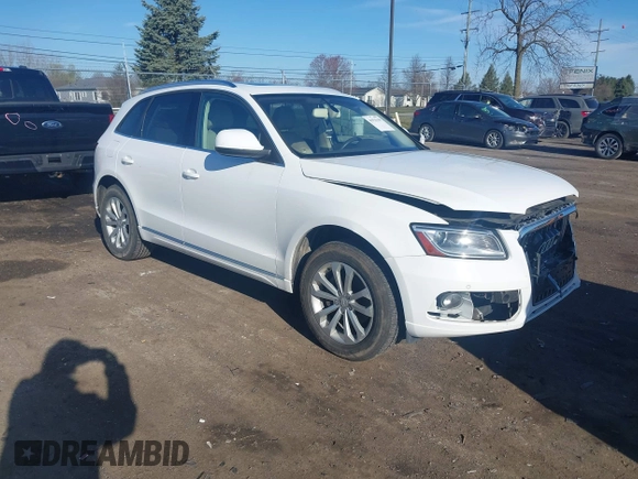2014 Audi Q5 Premium Plus with VIN WA1LFAFP3EA106931, listed as a IAAI auction lot 41933150 with 140,104 mi miles and . Bid and sale history available at DreamBid. Image 1.