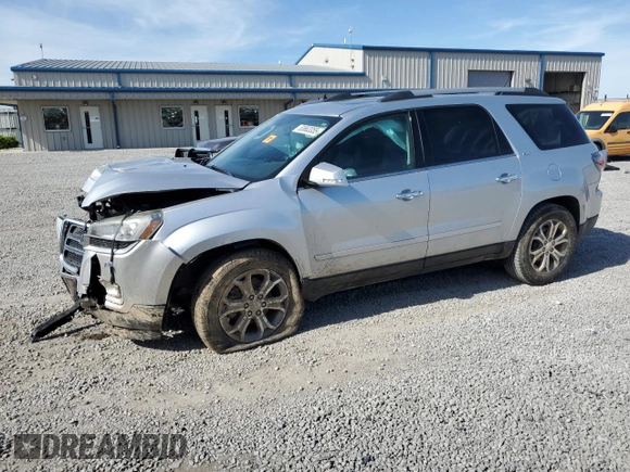 2014 GMC Acadia SLT z VIN 1GKKRRKD5EJ115511, wystawiony jako Copart lot #53663355 z przebiegiem 167 457 mil mil oraz Szkoda całkowita • Salvage title. Historia ofert i sprzedaży dostępna na DreamBid. Obrazek 1.