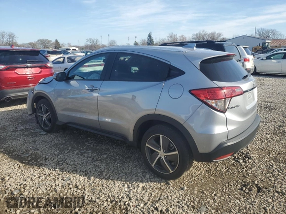 2022 Honda HR-V EX-L with VIN 3CZRU6H71NM741224, listed as a Copart auction lot 49439515 with 27,961 mi miles and Salvage Title. Bid and sale history available at carsss.com. Image 2.