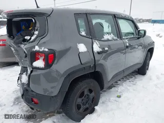 2019 Jeep Renegade Sport with VIN ZACNJBABXKPK60642, listed as a IAAI auction lot 41452809 with 104,131 mi miles. Bid and sale history available at carsss.com. Image 4.