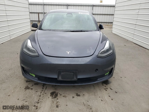 2023 Tesla Model 3 with VIN 5YJ3E1EA9PF448156, listed as a Copart auction lot 50814195 with 0 mi miles and Salvage Title. Bid and sale history available at carsss.com. Image 5.