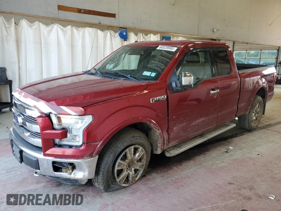 2016 Ford F-150 XLT with VIN 1FTFX1EF8GFC56712, listed as a Copart auction lot 60528995 with 65,061 mi miles and Salvage title. Bid and sale history available at DreamBid. Image 1.