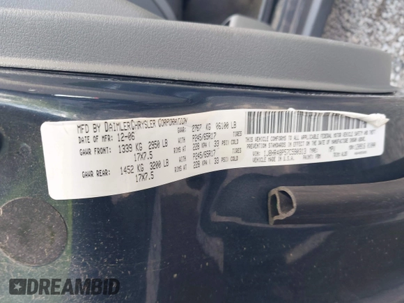 2007 Jeep Grand Cherokee Laredo z VIN 1J8HR48P57C590313, wystawiony jako IAAI lot #42306996 z przebiegiem 181 737 mil mil oraz . Historia ofert i sprzedaży dostępna na DreamBid. Obrazek 9.