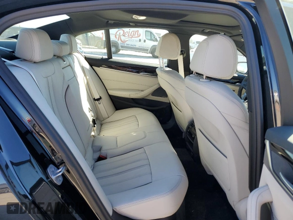 2023 BMW 5 Series 540i xDrive with VIN WBA73BJ03PCM49114, listed as a Copart auction lot 80693214 with 5,251 mi miles and Salvage Title. Bid and sale history available at carsss.com. Image 10.