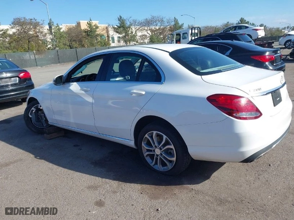 2017 Mercedes-Benz C-Class C 300 with VIN 55SWF4JB4HU179462, listed as a IAAI auction lot 41808133 with 145,407 mi miles. Bid and sale history available at carsss.com. Image 3.