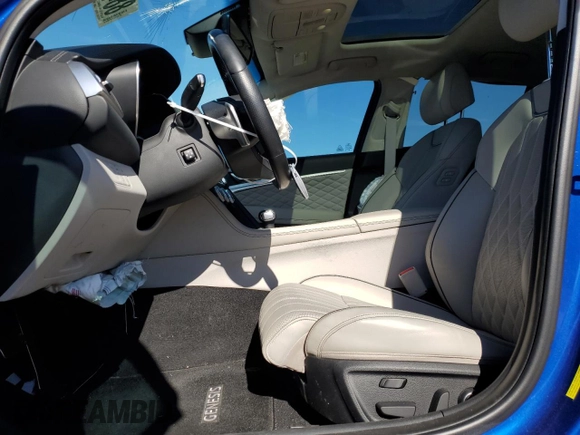 2019 Genesis G70 Design with VIN KMTG34LE6KU017175, listed as a Copart auction lot 88478725 with 28,698 mi miles and Salvage Title. Bid and sale history available at DreamBid. Image 7.