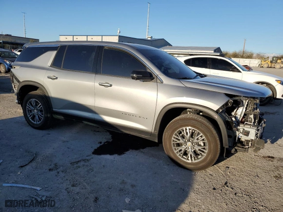 2024 Chevrolet Traverse FWD LS with VIN 1GNEREKS9RJ177071, listed as a Copart auction lot 48261405 with 11,754 mi miles and Salvage Title. Bid and sale history available at carsss.com. Image 4.