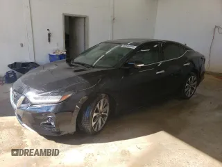 2020 Nissan Maxima Platinum with VIN 1N4AA6FV5LC375169, listed as a Copart auction lot 80644594 with 45,453 mi miles and Salvage Title. Bid and sale history available at DreamBid. Image 1.