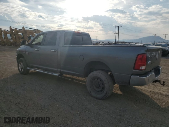 2010 Dodge Ram 2500 SLT with VIN 3D7TT2CT0AG140459, listed as a Copart auction lot 75030874 with 122,114 mi miles and Salvage Title. Bid and sale history available at carsss.com. Image 2.