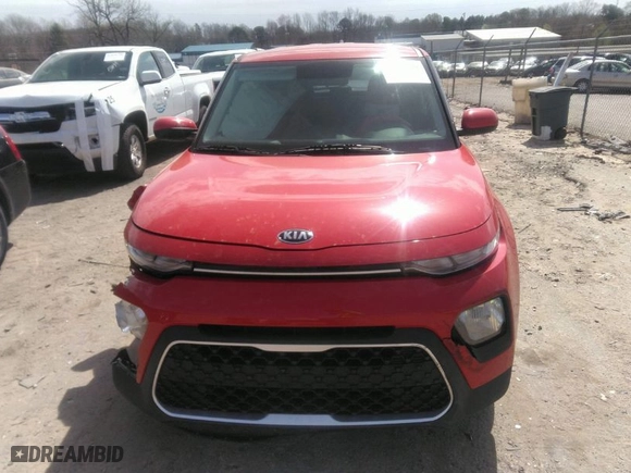 2020 Kia Soul LX with VIN KNDJ23AU1L7700414, listed as a IAAI auction lot 41843719 with 61,090 mi miles. Bid and sale history available at carsss.com. Image 12.