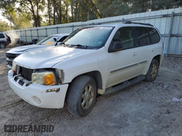 2002 GMC Envoy SLT with VIN 1GKDS13S822460095, listed as a Copart auction lot 77004764 with 267,716 mi miles and Salvage Title. Bid and sale history available at carsss.com. Image 1.