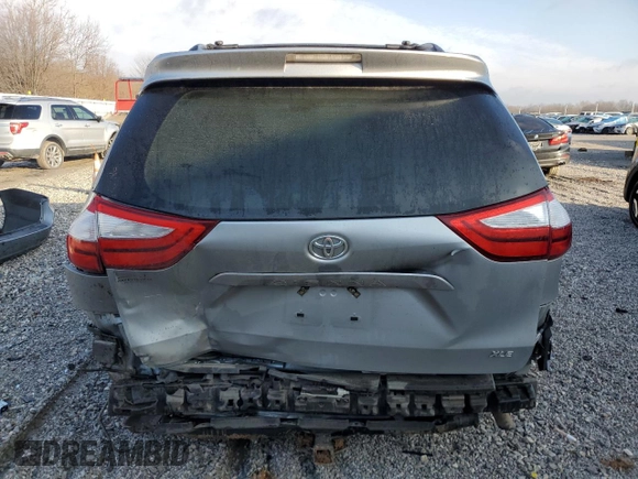 2017 Toyota Sienna XLE Auto Access Seat with VIN 5TDYZ3DC9HS820214, listed as a Copart auction lot 43328565 with 166,796 mi miles and Salvage title. Bid and sale history available at DreamBid. Image 6.