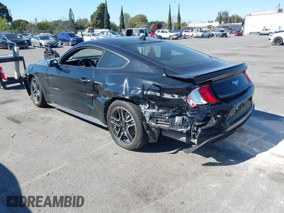 2022 Ford Mustang EcoBoost with VIN 1FA6P8TH4N5104366, listed as a IAAI auction lot 41657715 with 61,083 mi miles. Bid and sale history available at carsss.com. Image 3.