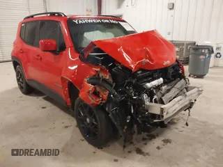 2021 Jeep Renegade Latitude with VIN ZACNJCBB0MPM36606, listed as a IAAI auction lot 41451043 with 49,900 mi miles. Bid and sale history available at carsss.com. Image 1.