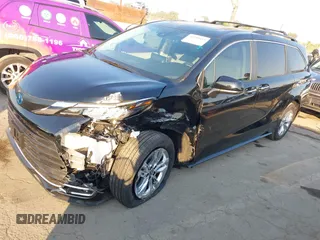 2024 Toyota Sienna XLE with VIN 5TDJSKFC9RS152848, listed as a IAAI auction lot 41290455 with 1,967 mi miles and . Bid and sale history available at DreamBid. Image 19.