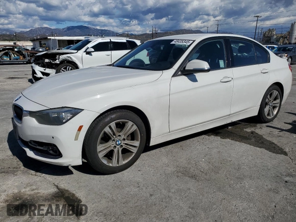 2016 BMW 3 Series 328i with VIN WBA8E9C55GK644654, listed as a Copart auction lot 48435345 with 185,277 mi miles and Salvage Title. Bid and sale history available at DreamBid. Image 1.