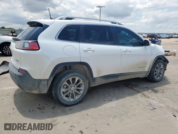 2021 Jeep Cherokee Latitude Plus with VIN 1C4PJLLB4MD116066, listed as a Copart auction lot 58583985 with 69,390 mi miles and Salvage title. Bid and sale history available at DreamBid. Image 3.