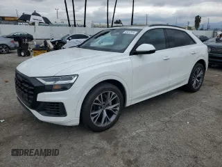 2021 Audi Q8 Premium with VIN WA1AVAF15MD018823, listed as a Copart auction lot 45412314 with 19,713 mi miles and Clean Title. Bid and sale history available at carsss.com. Image 1.