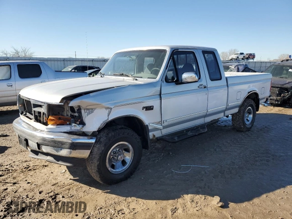 1996 Ford F-150 with VIN 1FTEX14H2TKA44467, listed as a Copart auction lot 46775655 with 161,179 mi miles and Salvage Title. Bid and sale history available at carsss.com. Image 1.