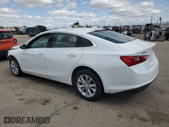 2025 Chevrolet Malibu LT with VIN 1G1ZD5ST7SF131306, listed as a Copart auction lot 53974955 with 12,347 mi miles and Clean Title. Bid and sale history available at DreamBid. Image 2.