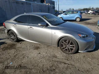 2016 Lexus IS 350 with VIN JTHCE1D26G5012360, listed as a Copart auction lot 43188765 with 54,553 mi miles and Salvage Title. Bid and sale history available at DreamBid. Image 4.
