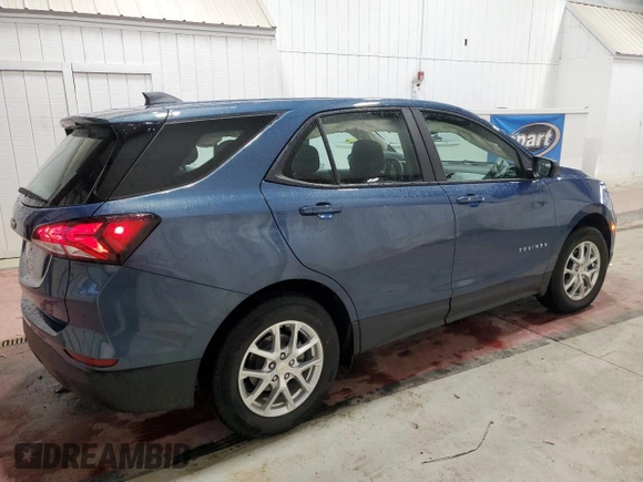 2024 Chevrolet Equinox LS with VIN 3GNAXHEGXRL316615, listed as a Copart auction lot 47014345 with 4,220 mi miles and Salvage Title. Bid and sale history available at DreamBid. Image 3.