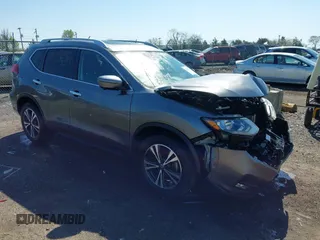 2019 Nissan Rogue SV with VIN JN8AT2MV2KW396353, listed as a IAAI auction lot 41936629 with 110,663 mi miles. Bid and sale history available at carsss.com. Image 1.